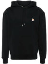 Fox Head Patch Regular Hoodie Black - MAISON KITSUNE - BALAAN 5