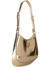 Cleo Brushed Shoulder Bag Gold - PRADA - BALAAN 5