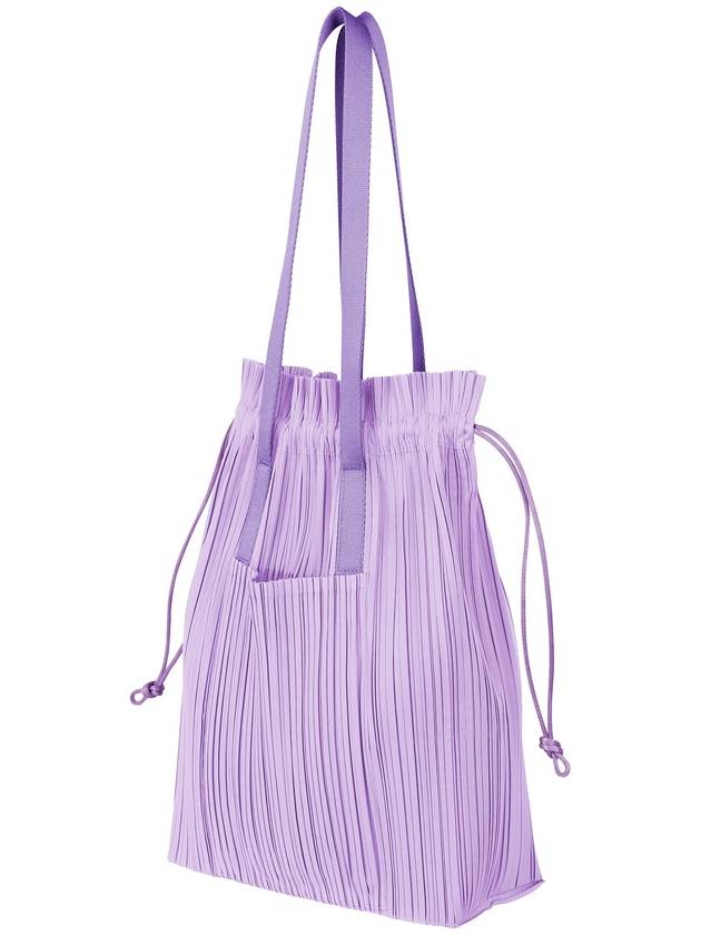 Pleated Tote Bag Purple - ISSEY MIYAKE - BALAAN 3