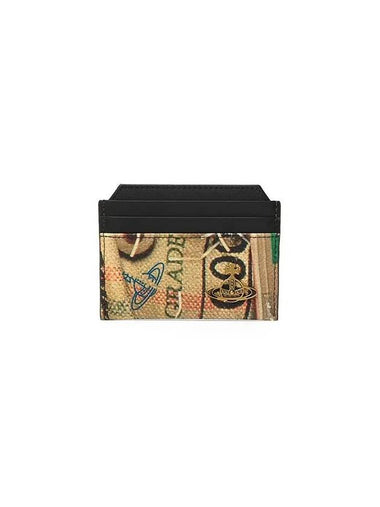 5403000BU S001S C303 RUBBISH Slim Card Wallet - VIVIENNE WESTWOOD - BALAAN 1