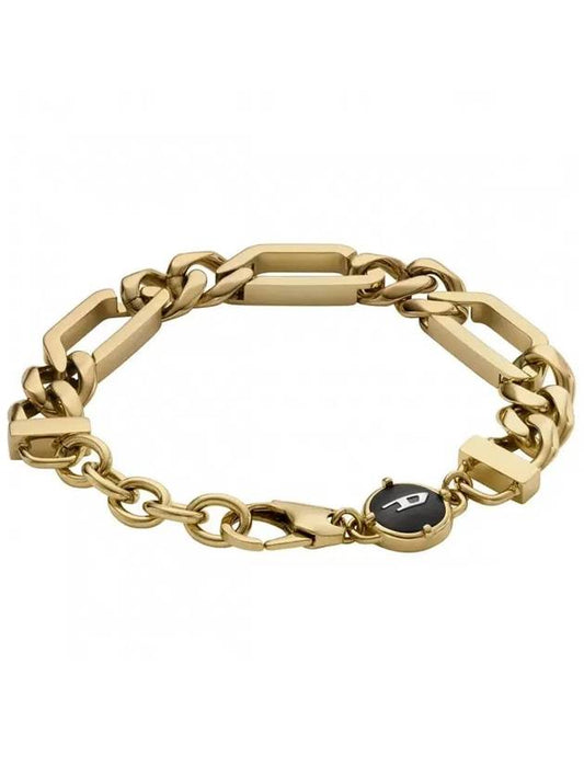 Snap Chain Stainless Steel Bracelet Gold - DIESEL - BALAAN 2