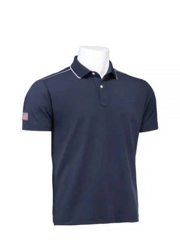 24 Stars Stripes Polo TLPMS117J NV Men s - TITLEIST - BALAAN 1