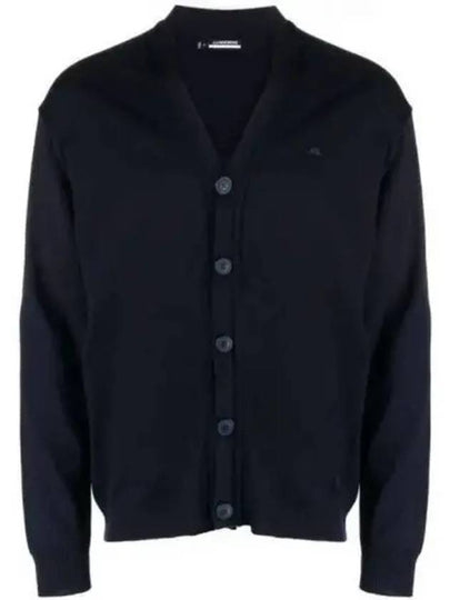 Lucas Merino Wool Knit Cardigan Black - J.LINDEBERG - BALAAN 2