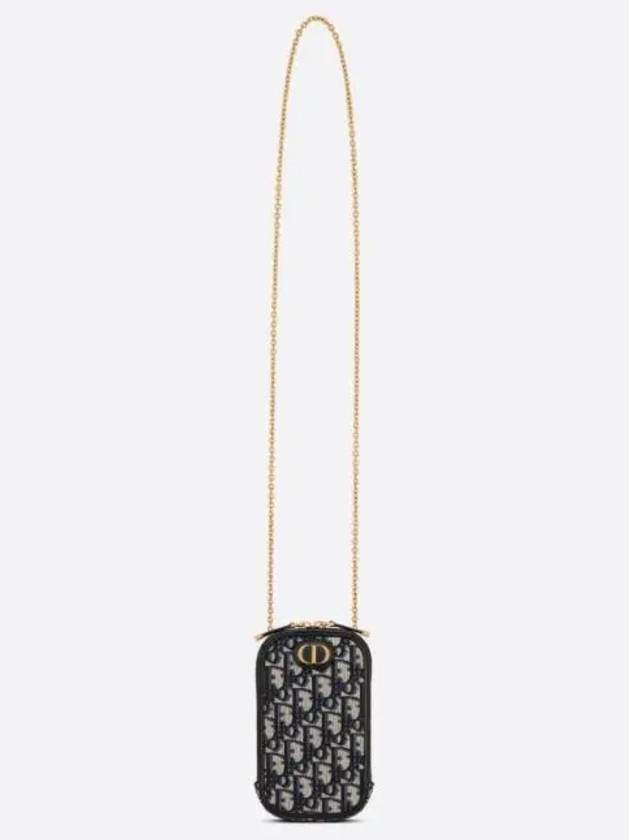 Montaine Phone Holder Small Cross Bag Black - DIOR - BALAAN 4