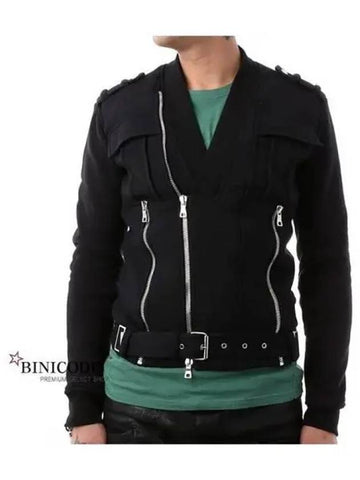 Perfect zip up jersey jacket 270905 - BALMAIN - BALAAN 1