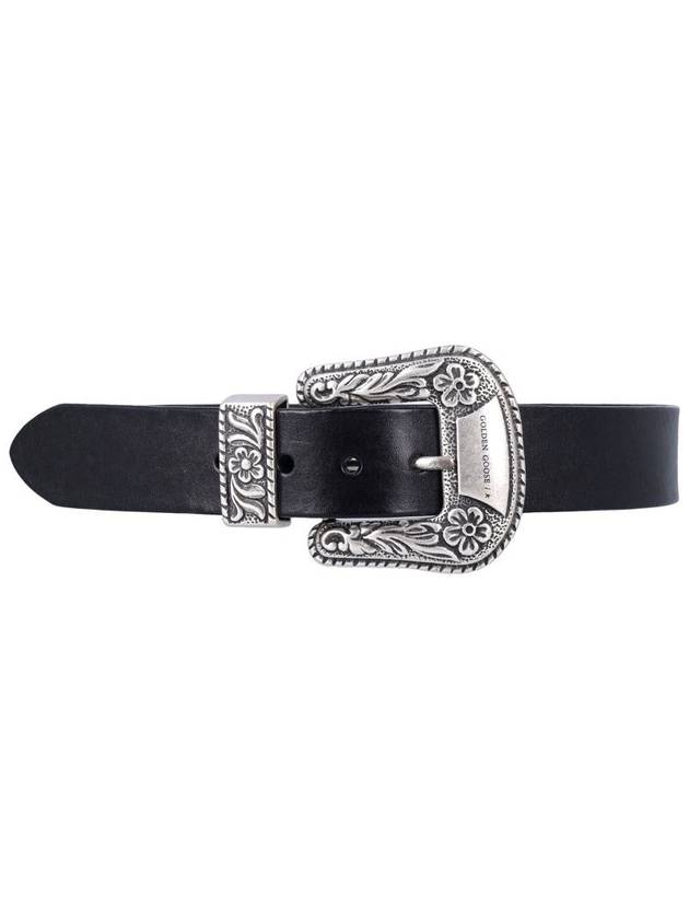 Golden Goose Decorated Silver Buckle Belt - GOLDEN GOOSE - BALAAN 2