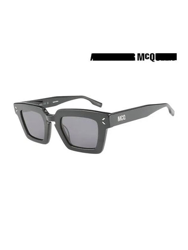 Eyewear Rectangle Acetate Sunglasses Black - ALEXANDER MCQUEEN - BALAAN 1