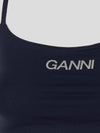 Active Strap Sleeveless Navy - GANNI - BALAAN 4