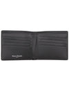 Stitched Bifold Leather Half Wallet Black - MAISON MARGIELA - BALAAN 4