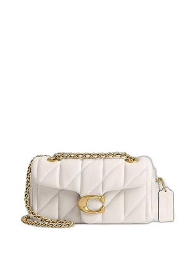 Tabby 20 Quilted Shoulder Bag White - COACH - BALAAN 1