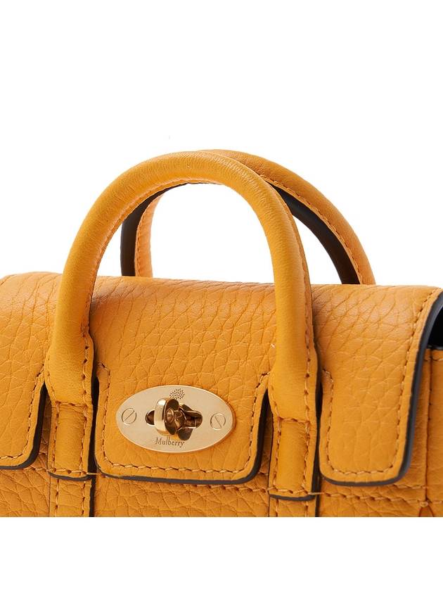 Micro Bayswater Tote Bag Yellow - MULBERRY - BALAAN 9