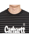 Orlean Spree Short Sleeve T Shirt Black - CARHARTT WIP - BALAAN 6