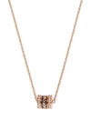 Pendant Stainless Steel Necklace Rose Gold - EMPORIO ARMANI - BALAAN 3