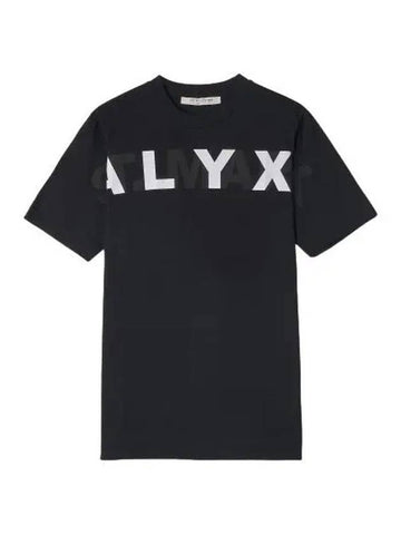 Invertive Logo Short Sleeve T Shirt Black Tee - 1017 ALYX 9SM - BALAAN 1