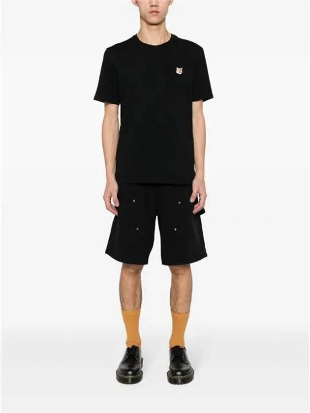 Fox Head Patch Classic Short Sleeve T-Shirt Black - MAISON KITSUNE - BALAAN 3