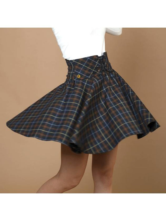 Corset flare skirt Corset flare Skirt Brown - J JANE - BALAAN 1