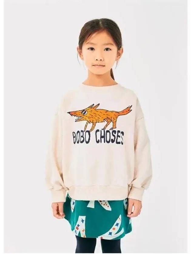 The Clever Fox Sweatshirt Girls B224AC044 199 - BOBO CHOSES - BALAAN 3