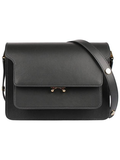 Trunk Medium Calfskin Shoulder Bag Black - MARNI - BALAAN 2