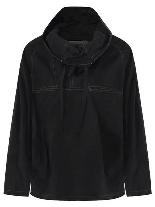 Contrast Stitch Anorak Black - LEMAIRE - BALAAN 2