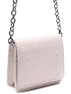 Embroidery Logo Chain Cald Wallet Light Grey - MAISON MARGIELA - BALAAN 4