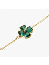 Idyllia Clover Charm Bracelet Gold Green - SWAROVSKI - BALAAN 4