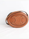 Oval Purse Smooth Calfskin Cross Bag Brown - CELINE - BALAAN 6