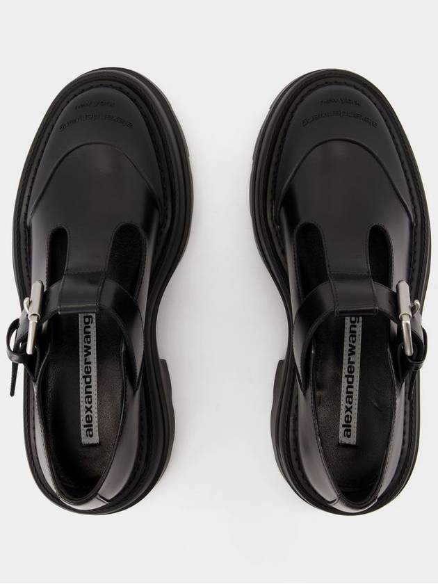 Tova Mary Jane Platform Loafers - Alexander Wang - Leather - Black - ALEXANDER WANG - BALAAN 4