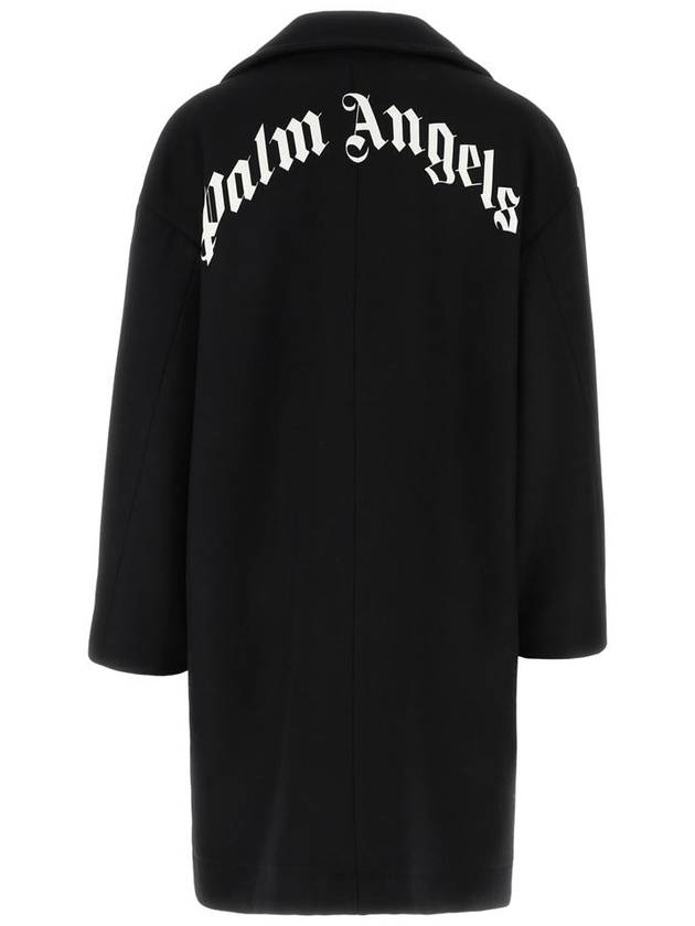 logo print oversized coat PWEA059C99FAB0011001 - PALM ANGELS - BALAAN 3