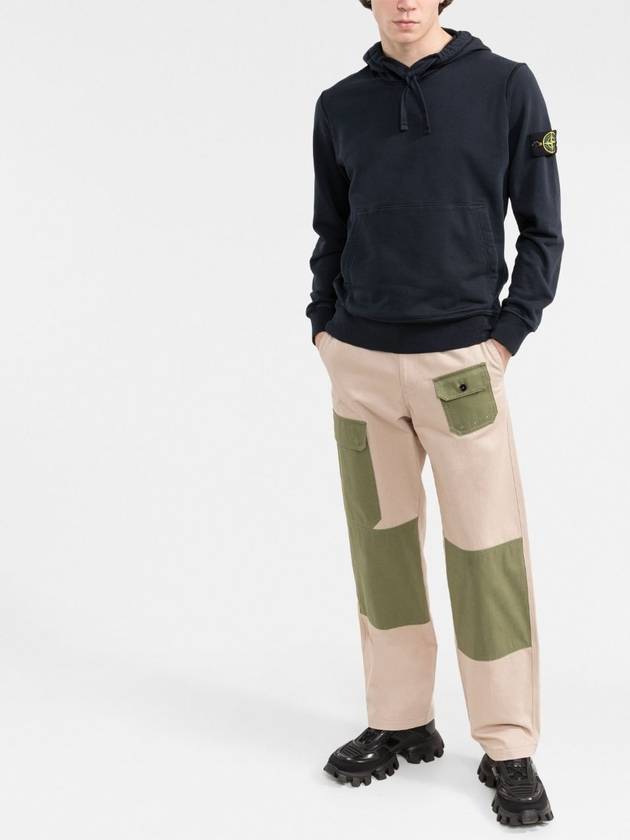 Wappen Patch Hoodie Dark Navy - STONE ISLAND - BALAAN 3