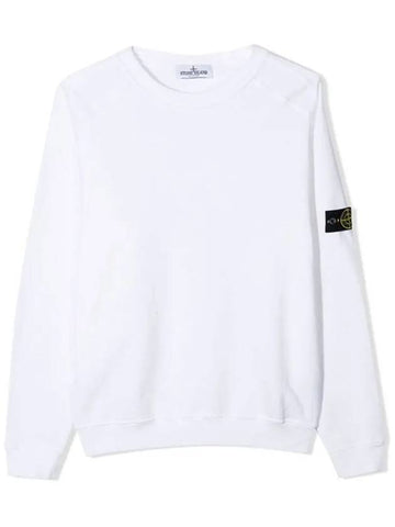 12th Anniversary Kids Waffen Sweatshirt White 741660641 V0001 - STONE ISLAND - BALAAN 1