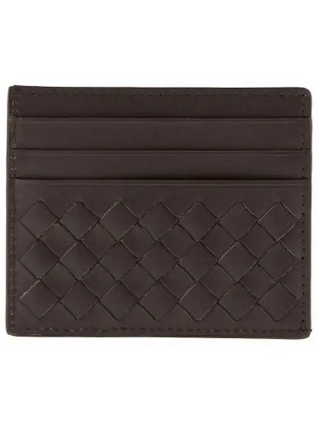 Intrecciato Card Wallet Brown - BOTTEGA VENETA - BALAAN 5