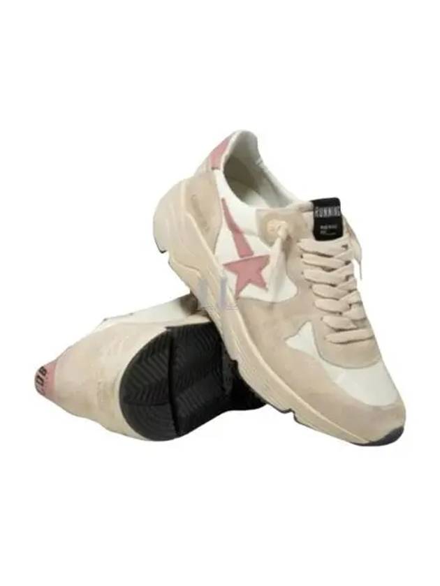 Running Sole Suede Low Top Sneakers Cream - GOLDEN GOOSE - BALAAN 2