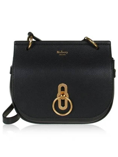 Amberley Classic Satchel Small Grain Shoulder Bag Black - MULBERRY - BALAAN 2