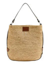 Logo Patch Raffia Cross Bag Beige - ISABEL MARANT - BALAAN 2