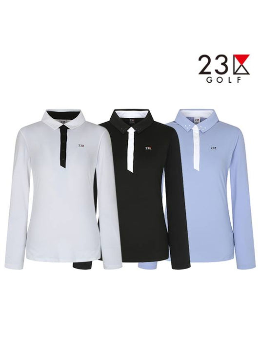 Golf Basic Collar Long Sleeve T-Shirt EL1LTS002 - 23KU - BALAAN 1