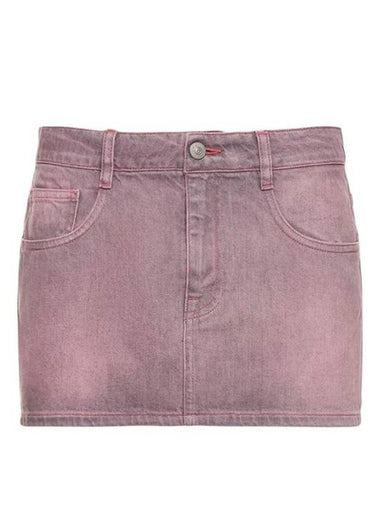 Cotton Short H-Line Skirt Pink - MAISON MARGIELA - BALAAN 1