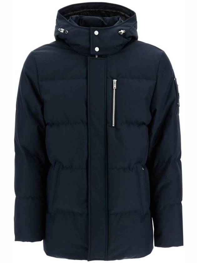 Cloud 3Q Hooded Down Padding Navy - MOOSE KNUCKLES - BALAAN 1