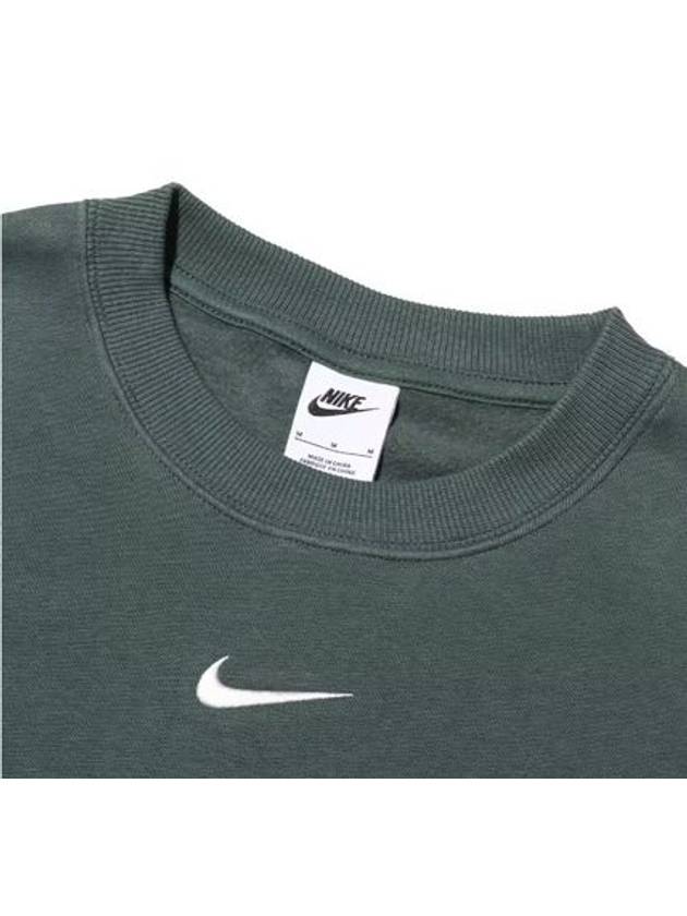 Phoenix Fleece Oversized Crew Neck Sweatshirt Vintage Green - NIKE - BALAAN 4