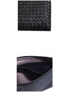 Intrecciato Document Leather Clutch Bag Black - BOTTEGA VENETA - BALAAN 7