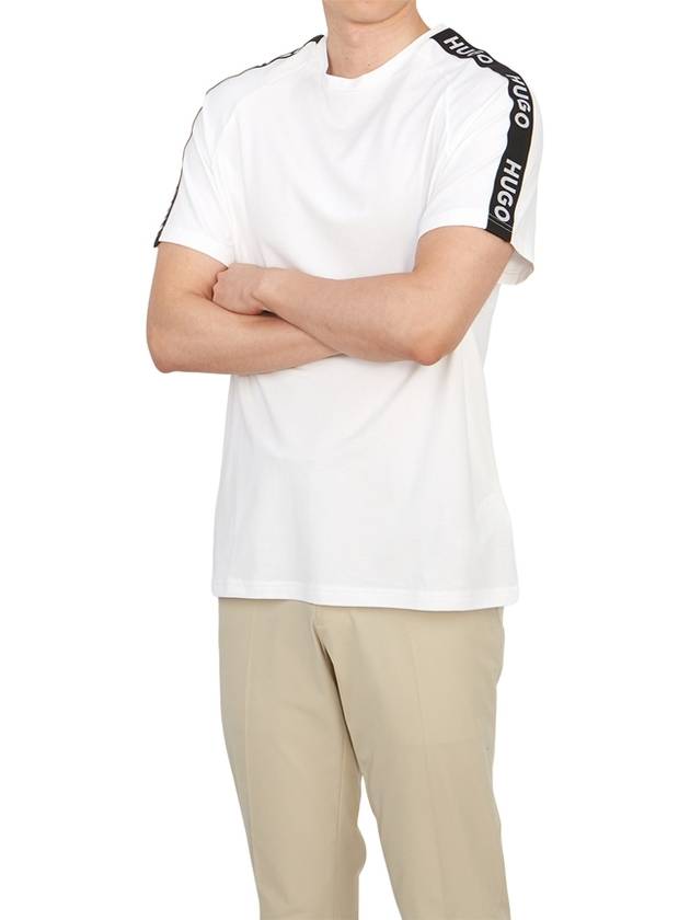 Logo Cotton Short Sleeve T-shirt White - HUGO BOSS - BALAAN 5