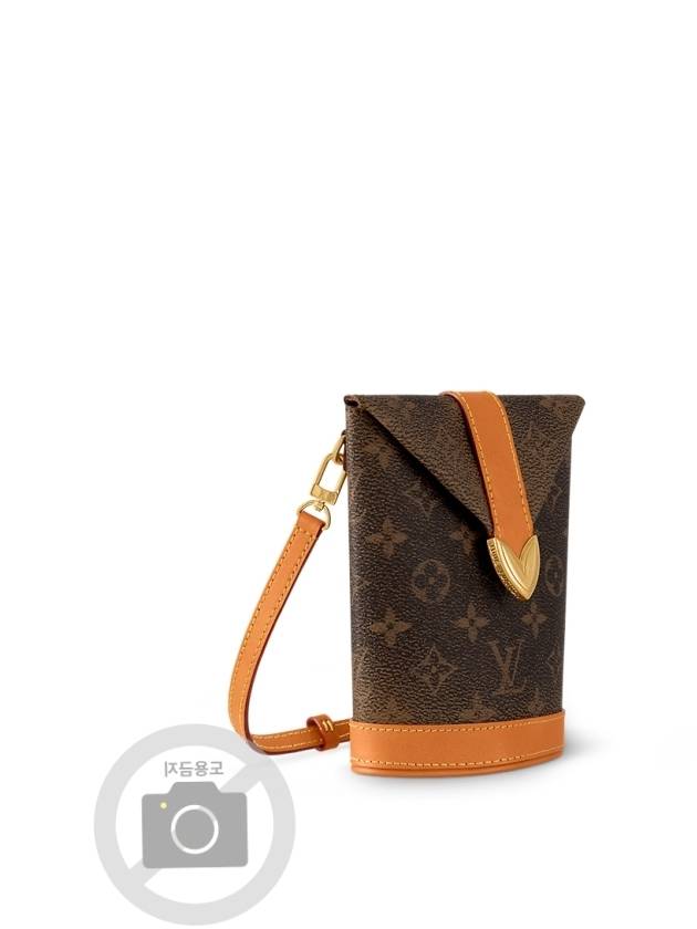 Envelope Monogram Pouch Bag Brown - LOUIS VUITTON - BALAAN 4