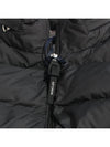 Padded Wool Hooded Zip Up Black - MONCLER - BALAAN 5