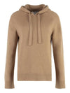 Virgola Cashmere Hooded Knit Top Brown - MAX MARA - BALAAN 2