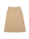 Utility High Waist Midi Cotton A-Line Skirt Beige - MAISON MARGIELA - BALAAN 2