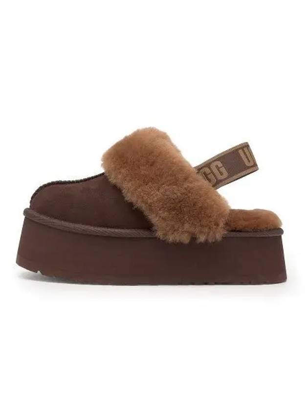 for women logo banding fur collar platform sandals funket BURNT CEDAR1113474BCDR - UGG - BALAAN 1