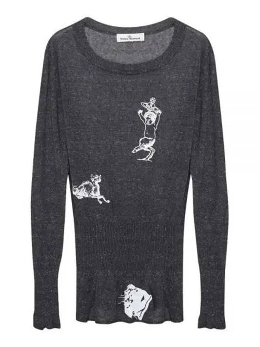 Chimera Knit Top Grey - VIVIENNE WESTWOOD - BALAAN 2