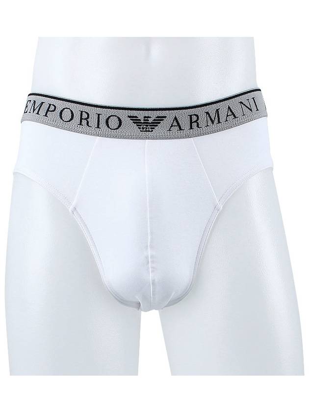 Men's Triangle Cotton Briefs 2 Pack - EMPORIO ARMANI - BALAAN 3