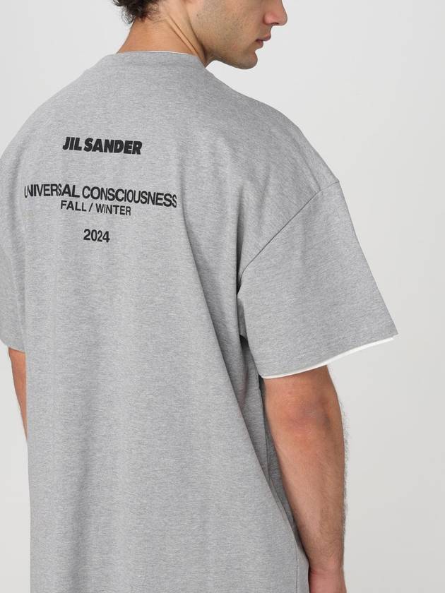 T-shirt di cotone Jil Sander con logo posteriore - JIL SANDER - BALAAN 5