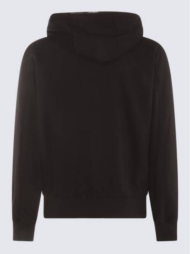 Light Fleece Zip Up Hoodie Black - CP COMPANY - BALAAN 3