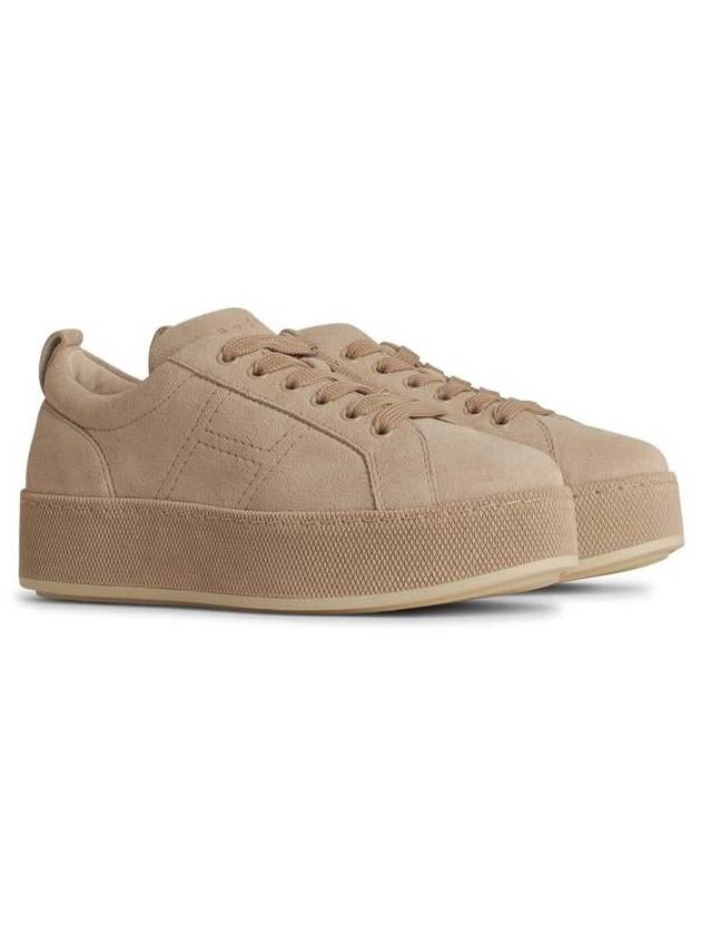 Hogan 'H681' Beige Leather Sneakers - HOGAN - BALAAN 2